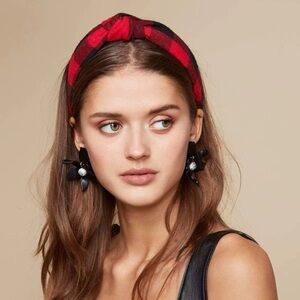 Lele Sadoughi Jet Crystal Lily Earrings